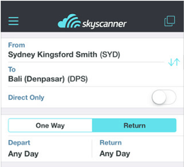 Travel Planning Apps - Skyscanner