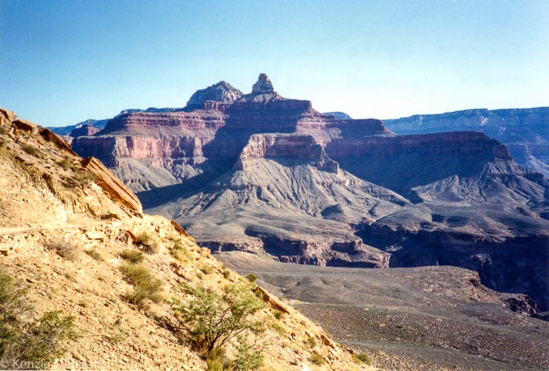 The Grand Canyon peak